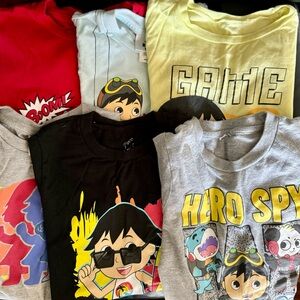 Bundle Ryan’s World T-shirts Size 7/8.